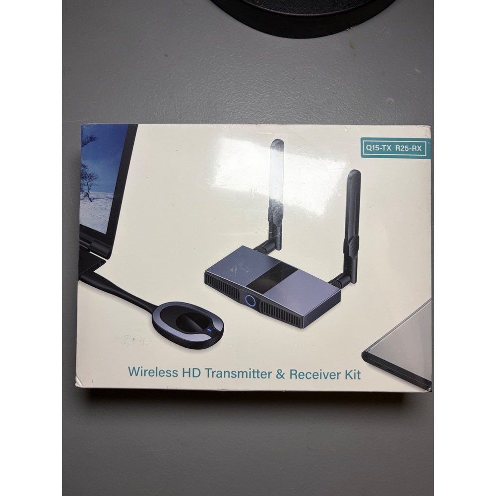Wireless HDMI Transmitter Receiver Kit Q15-TX R25-RX 4K HD Video Audio Extender